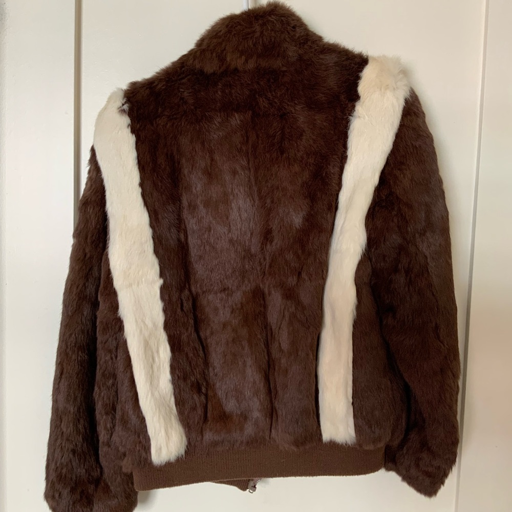 80s Genuine Rabbit Fur Jacket - Picture 2 of 5
